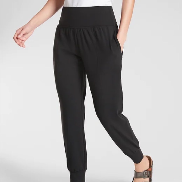 Athleta Pants - New Athleta Salutation Jogger Black Sz XL